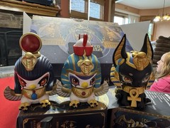 52 Toys X Aaru Garden Egyptian Gods 6 Piece With Open Box