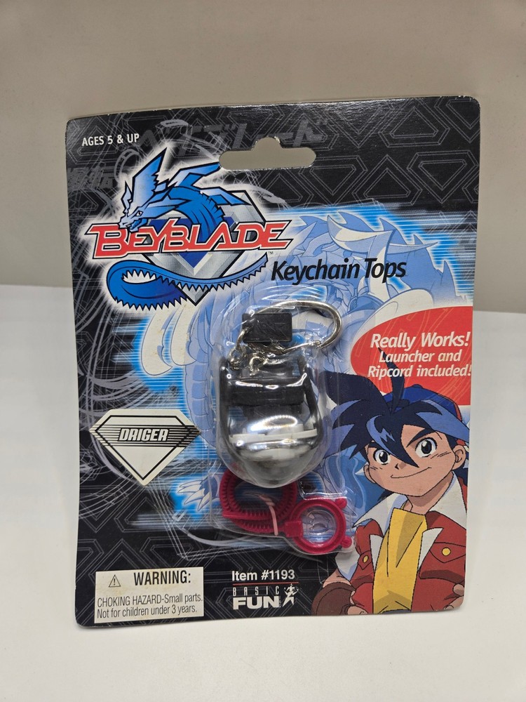 Vintage Beyblade Keychain Top Driger NIP Item #1193 FACTORY SEALED