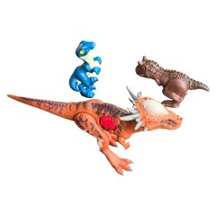 Jurassic World Dinosaur Figure Lot of 3 Stygimoloch Carnotaurus Velociraptor