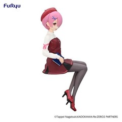 FuRyu Re:Zero Rem & Ram Book Girl Noodle Stopper Figure Set US SELLER