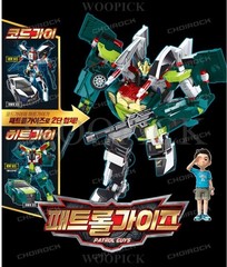 Hello Carbot The Braves CODE GUY Transformer Robot Police Car Figure Toy 2025