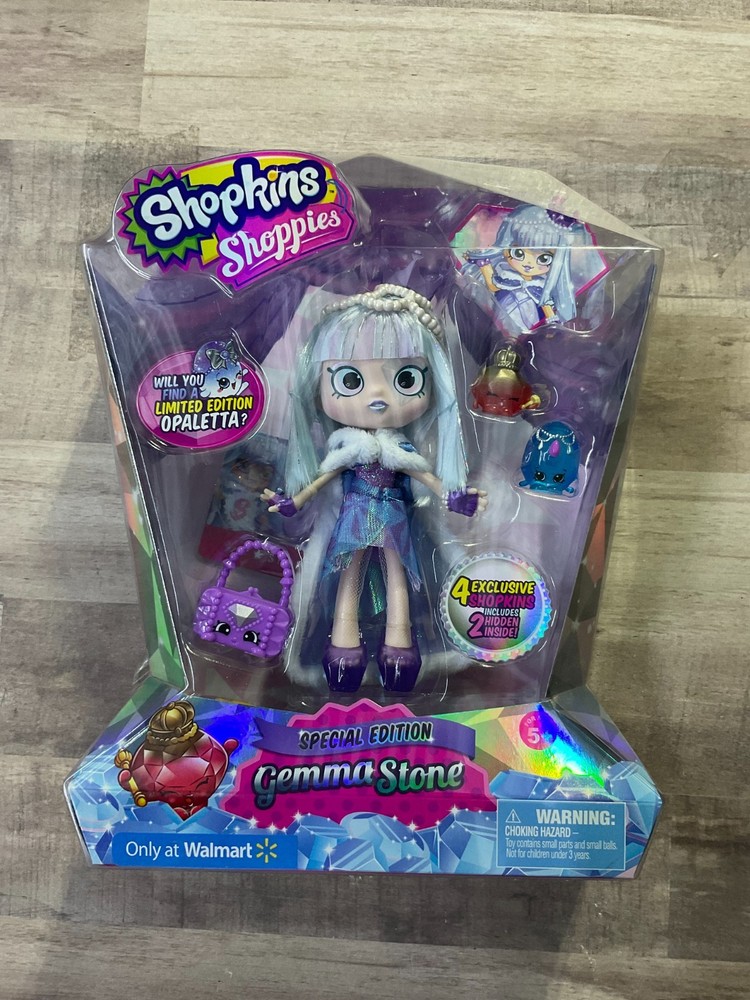 New Shopkins Shoppies SPECIAL EDITION Gemma Stone Doll Exclusive WALMART -i04
