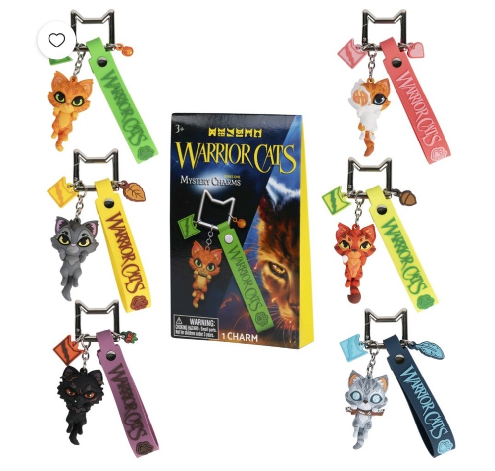 Warrior Cats Mystery Bag Charm Thunderclan Collection *** 1 Random Charm *** 🔥