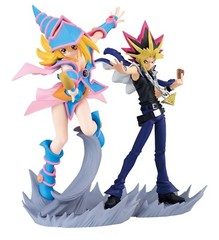 Yu-Gi-Oh! Duel Monsters Figure lot Black Magician Girl & Yami Yugi Set of 2 New