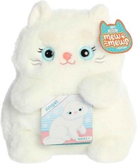 Aurora Playful Mewmews #34324 Plush Toy ANGEL White Cat 8″ Mewmew NWT