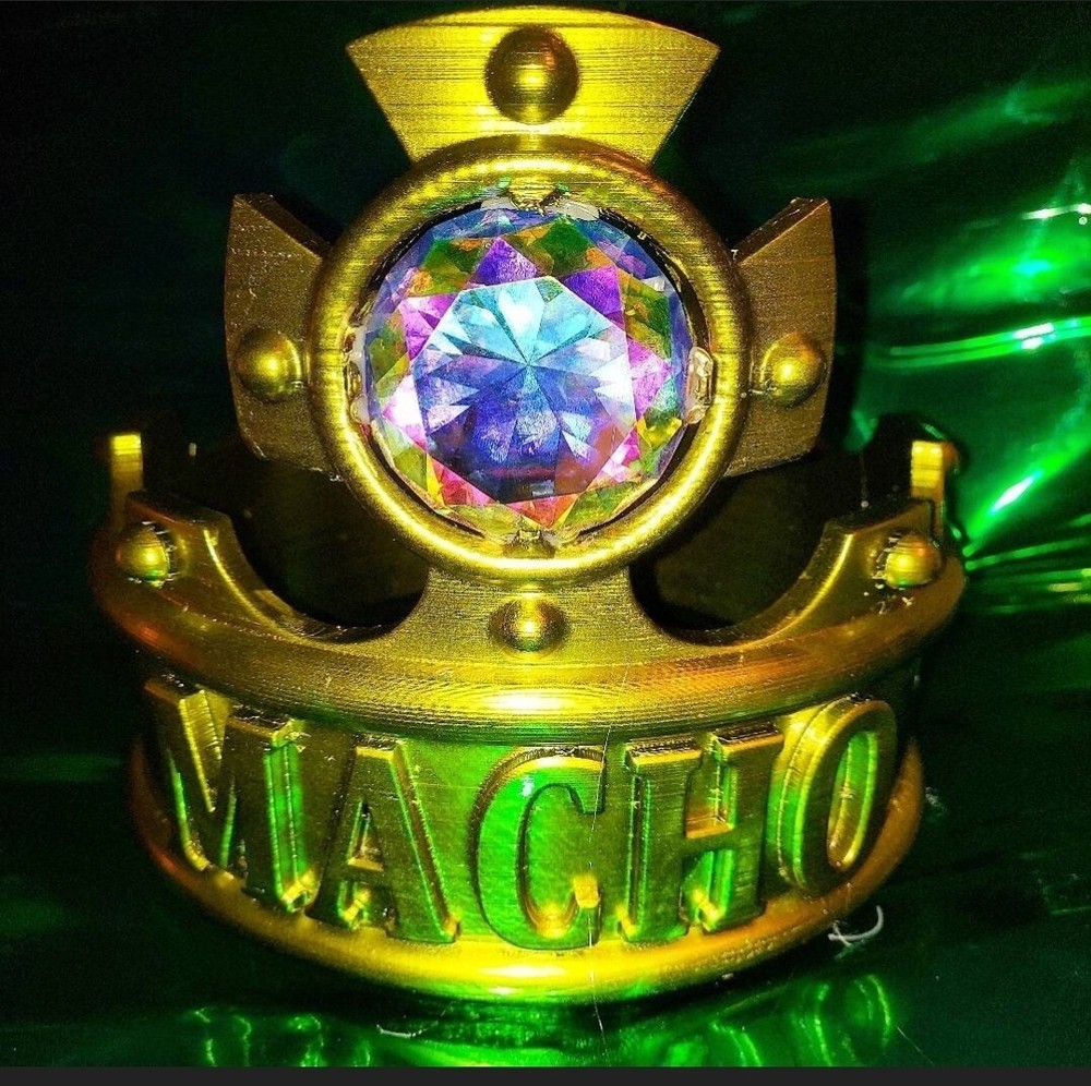 Macho Man Randy Savage 3d printed Crown and Septor cosplay prop