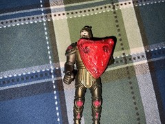 1999 Saban Knight Mystic? Action Figure Gold Red Vintage