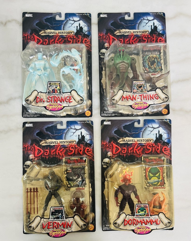 Marvel History Dark Side Complete (Previews Exclusive) Toy Biz Lot of 4 Figures