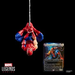 Spider-Man Marvel Legends Magic: The Gathering Battle-Damaged Spider-Man 6-Inch