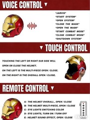 Autoking Iron Man Mk5 1:1 Helmet Wearable Voice Touch RC Mask Cosplay New Ver.