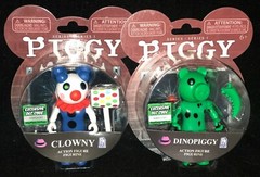 PIGGY Series 1 Dinopiggy Tigry CLOWNY PIGGY 3.5” Collectible Figure DLC Code 