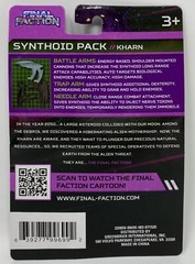 NEW Final Faction Figures Synthroid Brute Drone & 3 KHARN Weapons Packs NIB
