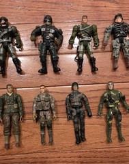 Military Soldier Action Figure Mixed Lot Plastic Multicolor Military & Adventure