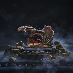 Game of Thrones Drogon Dragon Figurine, Resin Material$