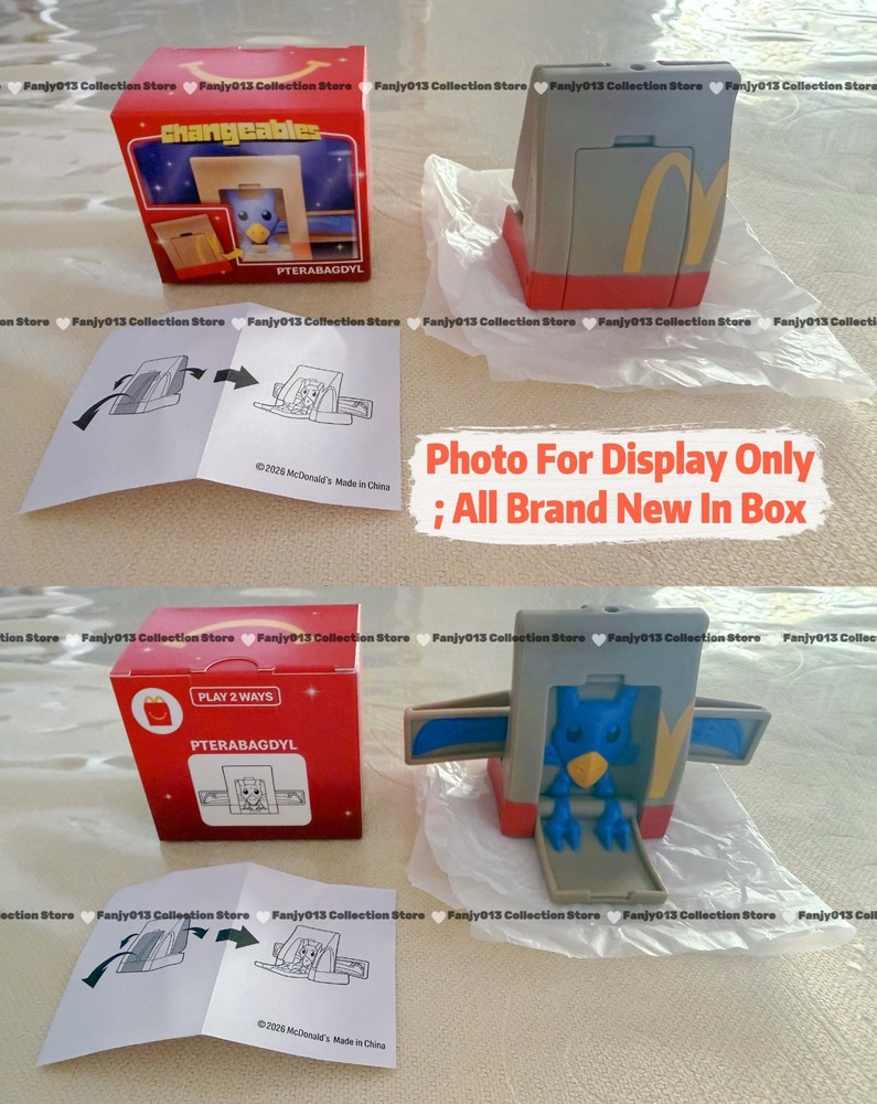 McDonald’s Happy Meal Toys 2026 Changeables Transforming Retro Toys BNIB – Pick