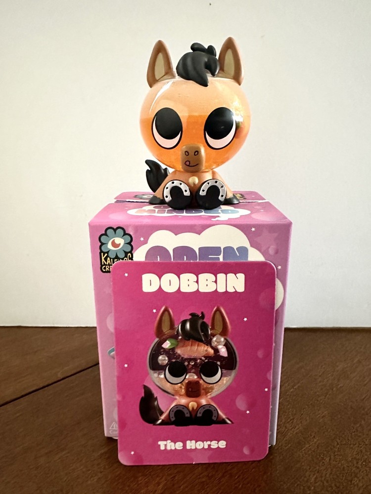 Kaleidos Creative DOBBIN The HORSE Open Minded Blind Box snow globe Figure 🐴🥕