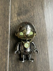 Ryan’s World Mystery Figure Blue Gold Red Metallic Robo 2018 Bonkers Toy Robot