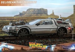 Hot Toys Delorean Back To The Future 3 III Time Machine 1/6 Scale Vehicle