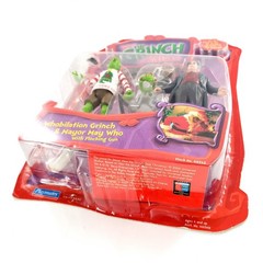 The Grinch Stole Christmas Action Figures Lot Of 2 Martha May & Mayor May New