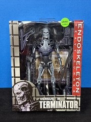 NECA Robocop VS Terminator Heavy Gunner Endoskeleton Action Figure Authentic New