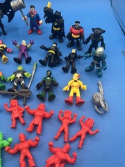 DC Toy Box Jackpot Batman, Superman, Joker + 40+ Figures, Bike, Weapons Mashem