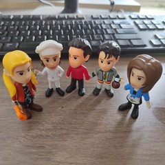 Lot of 5pcs Friends TV Series SMOLS Joey Monica Rachel Phoebe Ross Figure Doll