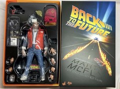 HOT TOYS MMS257 BACK TO THE FUTURE MARTY MCFLY 1/6 Like new Rare