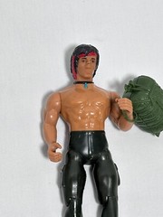 1985 Rambo Action Figure 7” Coleco Anabasis Force of Freedom Sylvester Stallone