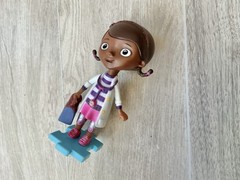 Doc McStuffins PVC Lot Of 8 Figures Puzzle Bases Cake Topper Toys Disney Store