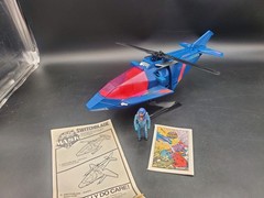 1985 Kenner M.A.S.K. Switchblade Jet/Helicopter w/ Figure Working w/ Manual