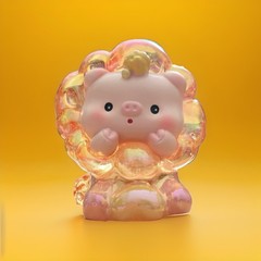 M Cute! Greedy Piglets Blind Box Confirmed Light Up Popcorn Chicken Figure