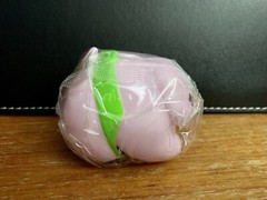 Motchari Osumo-tori Squishy Japan Gacha Toy 2” Pink and White Sumo Bird NEW F/S