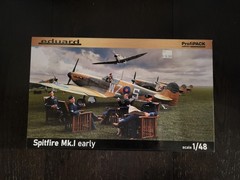 Spitfire Mk.I Early 1:48 EDUARD Plane Model Kit NEW MIB Unbuilt