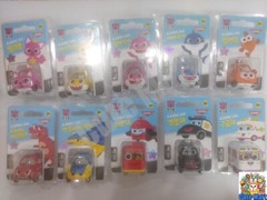 Pinkfong Baby Shark Family Mini Car Kamicar Diecast Metal 10 Car Set Korean Toy
