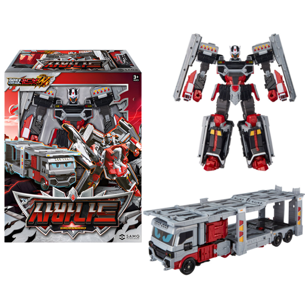 Metal Cardbot W Savanad Transforming Robot Card Toy Korean Animation