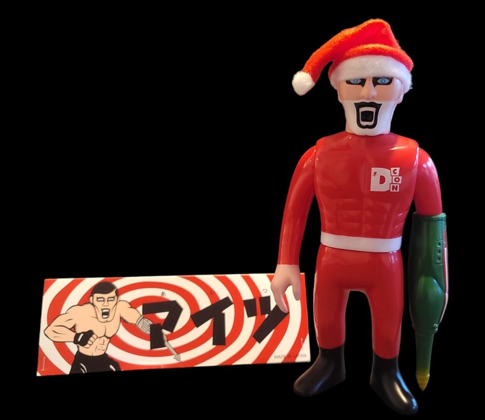 2023 Designer Con Exclusive Punk Drunkers Santa Aitsu LE Rare Sofubi Dcon