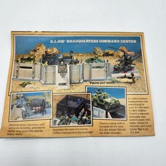 Gi Joe Cobra action figure Product insert poster Hasbro 1983 Product insert vtg