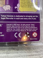 Yahoo HotJobs Super Recruiter Action Figure 2009 HR Promo Advertising Figure