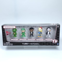 Jazwares Tube Heroes Figure Bundle • Lot of 4 • Brand New Sealed Packs