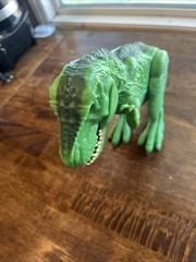 T-REX DINOSAUR Green Toys Roaring Eating Chomping Sounds Light Up Eyes