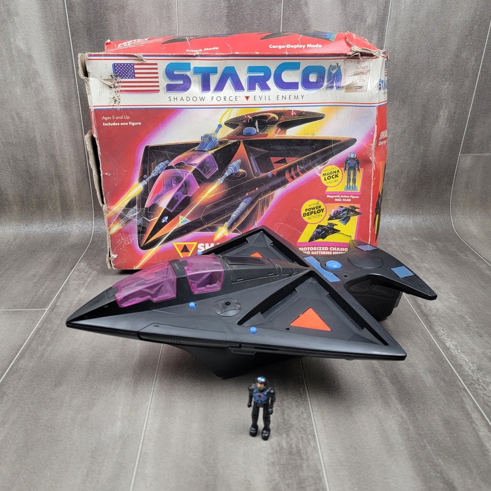 Starcom SHADOW BAT with Major Klag 1986 Coleco