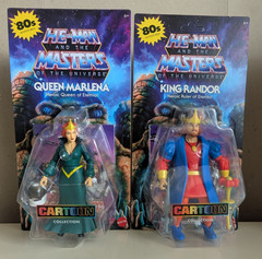 Masters of The Universe Cartoon Collection: QUEEN MARLENA & KING RANDOR Lot of 2