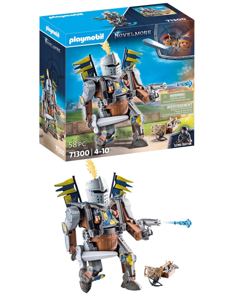 Novelmore Combat Robot Playset Multicolor Action Figure for Ages 4-10