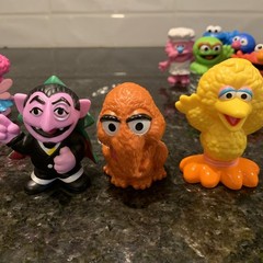 Sesame Street Workshop Lot Of 11 Figures 3” Tall Hasbro 2013-2021 EUC