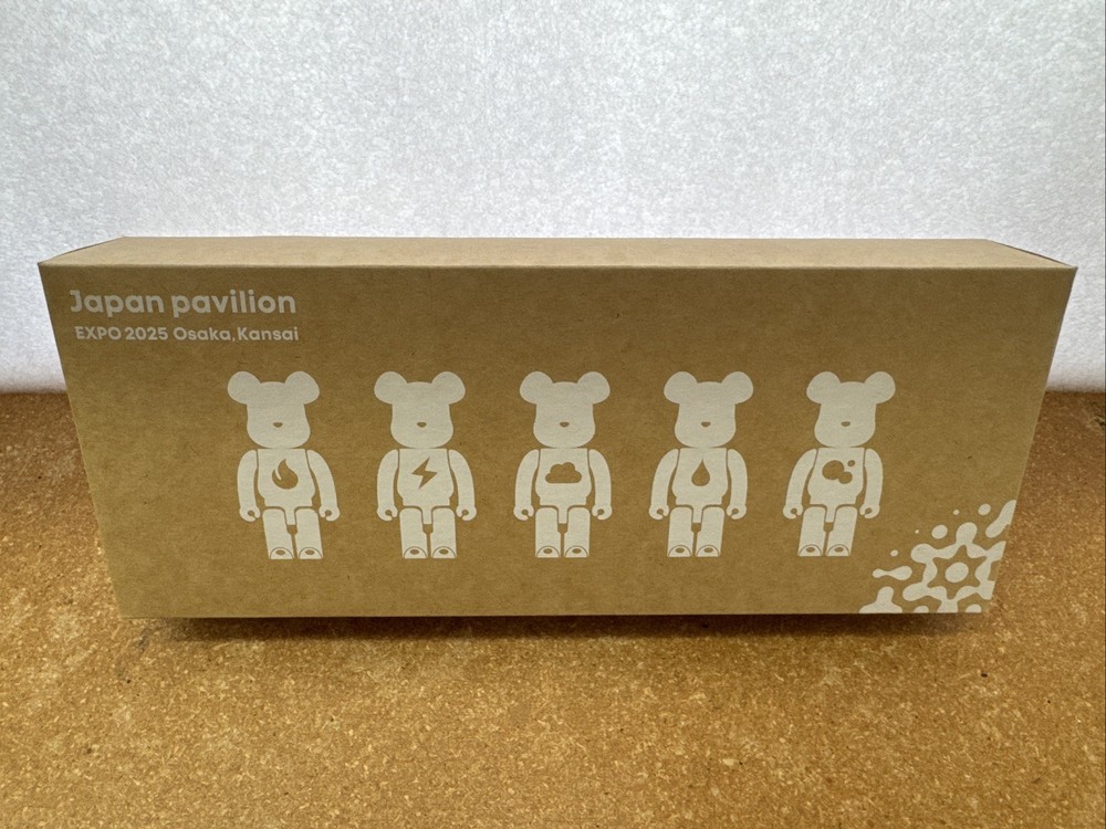 New Sealed Osaka Kansai Expo Japan Pavilion Limited Edition Bearbrick 5PC SET