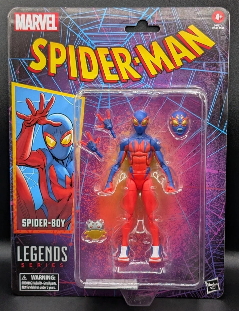 2025 Hasbro Marvel Legends Retro Spider-Man – Spider-Boy 6″ Action Figure