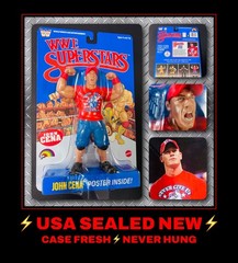 USA* Mattel vtg LJN WWE WWF Wrestling Superstars John Cena 8″ Action Figure MOC