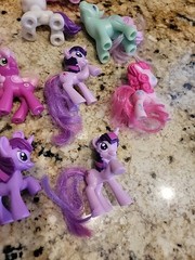My Little Pony Lot of 12 Various Sizes Hasbro Figures MLP