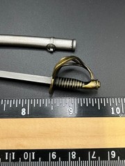 DID Metal Sword US ARMY 7th CAVALRY REG 1876 CAPTAIN NATHAN 1/6 ACTION FIG TOYS