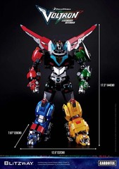 Blitzway Voltron Legendary Defender Carbotix Series Standard 10th Anniversary